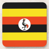 Uganda Flag Untersetzer (Vorderseite)