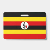 Uganda-Flagge Ausweis (Rückseite)