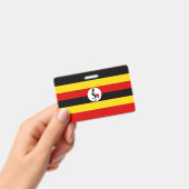Uganda-Flagge Ausweis (Handheld)