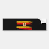Uganda-Flagge Autoaufkleber (Vorne)