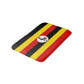 Uganda-Flagge Badematte (Schrägansicht)