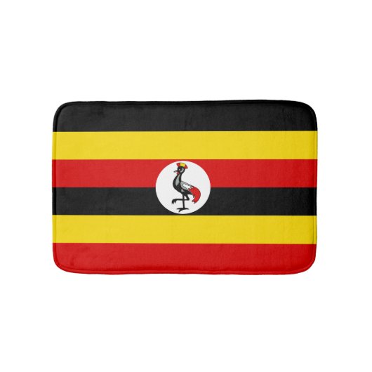 Uganda-Flagge Badematte (Vorderseite)