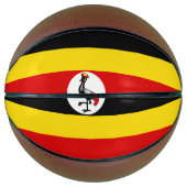 Uganda-Flagge Basketball (Vorderseite)