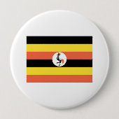 Uganda-Flagge Button (Vorderseite)