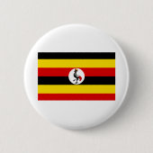 Uganda-Flagge Button (Vorderseite)