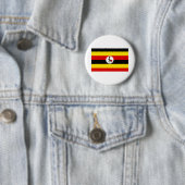 Uganda-Flagge Button (Beispiel)
