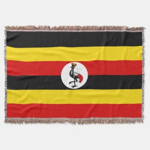 Uganda-Flagge Decke