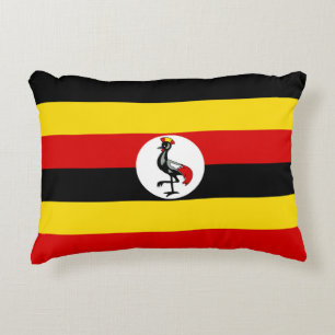 Uganda-Flagge Dekokissen