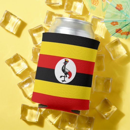 Uganda-Flagge Dosenkühler (In Situ Sommer)