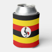 Uganda-Flagge Dosenkühler (Kanne Vorderseite)