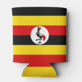 Uganda-Flagge Dosenkühler (Rückseite)