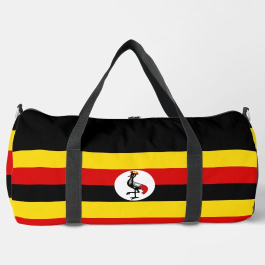 Uganda-Flagge Duffle Bag (Vorderseite)