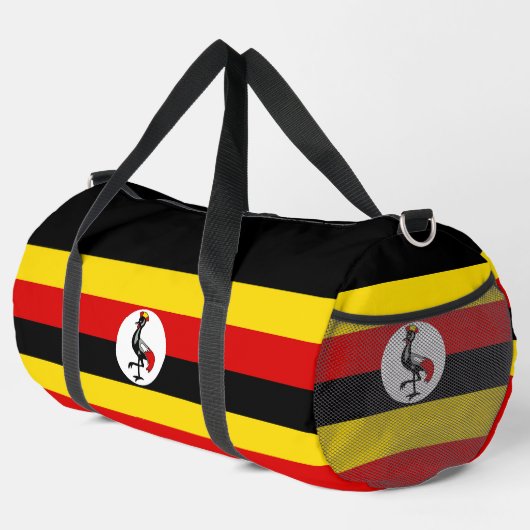 Uganda-Flagge Duffle Bag (Rechte Ecke)