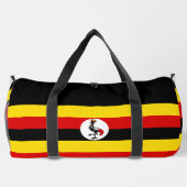 Uganda-Flagge Duffle Bag (Rückseite)