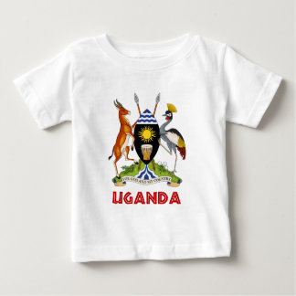UGANDA - Flagge/Emblem/Wappen/Symbol Baby T-shirt