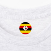 Uganda-Flagge Etiketten (Befestigt)