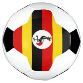 Uganda-Flagge Fußball (Gedreht)