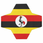 Uganda-Flagge Fußball (Flach)