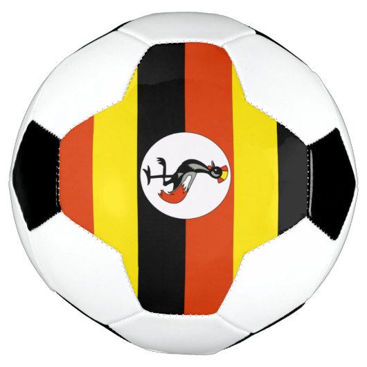 uganda-Flagge Fußball (Gedreht)