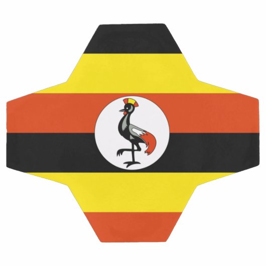uganda-Flagge Fußball (Flach)