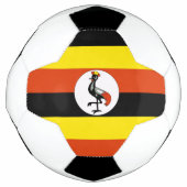 uganda-Flagge Fußball (Vorderseite)