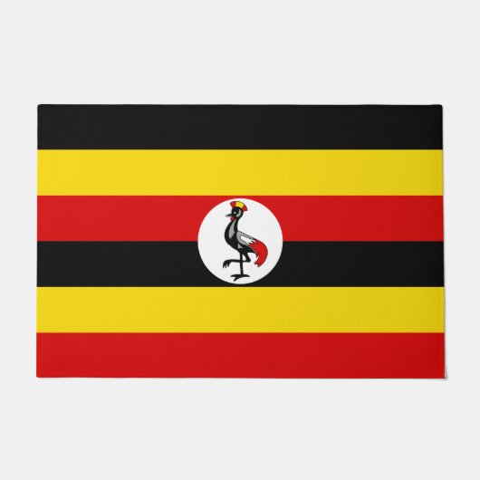 Uganda-Flagge Fußmatte (Vorderseite)