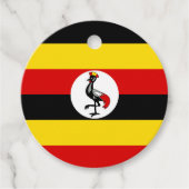 Uganda-Flagge Geschenkanhänger (Vorderseite)