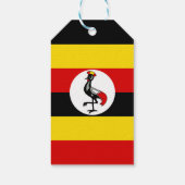 Uganda-Flagge Geschenkanhänger (Rückseite)