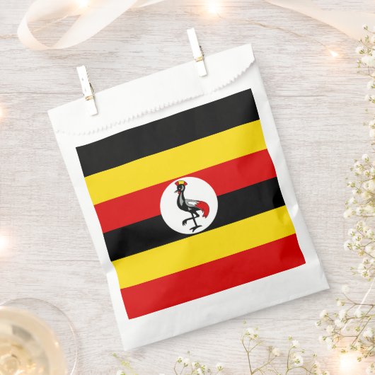 Uganda-Flagge Geschenktütchen (Ausgeschnitten)