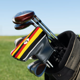 Uganda-Flagge Golf Headcover
