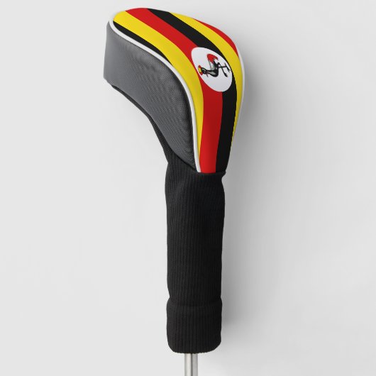 Uganda-Flagge Golf Headcover (angewinkelt)