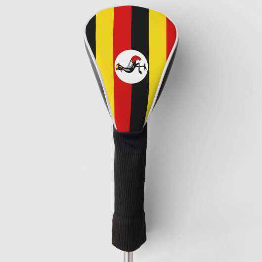 Uganda-Flagge Golf Headcover (Vorderseite)