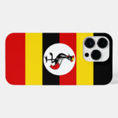 Uganda-Flagge iPhone Hülle (Rückseite (Horizontal))
