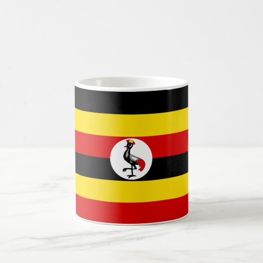 Uganda-Flagge Kaffeetasse (Mittel)