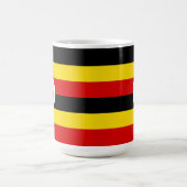 Uganda-Flagge Kaffeetasse (Mittel)