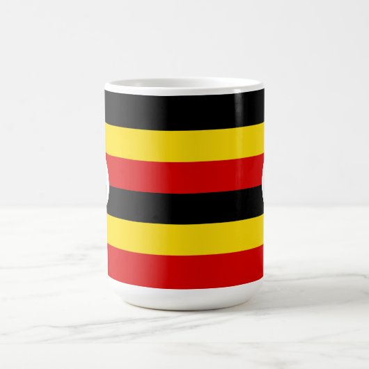 Uganda-Flagge Kaffeetasse (Mittel)