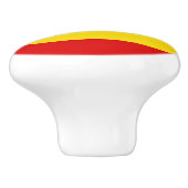 Uganda-Flagge Keramikknauf (Seitenansicht)