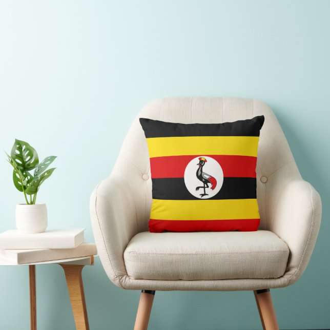 Uganda-Flagge Kissen (Stuhl )