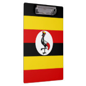 Uganda-Flagge Klemmbrett (Rechts)