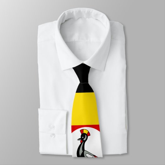 Uganda-Flagge Krawatte (Gebunden)