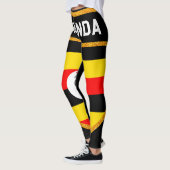 Uganda-Flagge Leggings (Links)