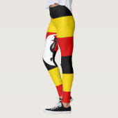 Uganda-Flagge Leggings (Links)