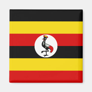 Uganda-Flagge Magnet