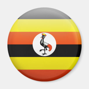 Uganda-Flagge Magnet