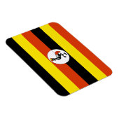 Uganda-Flagge Magnet (Rechte Seite)