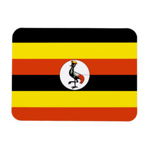 Uganda-Flagge Magnet