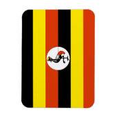 Uganda-Flagge Magnet (Vertikal)