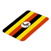Uganda-Flagge Magnet (Linke Seite)