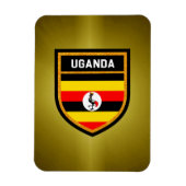 Uganda-Flagge Magnet (Vertikal)