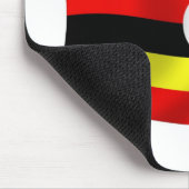 Uganda-Flagge-Mauspad Mousepad (Ecke)